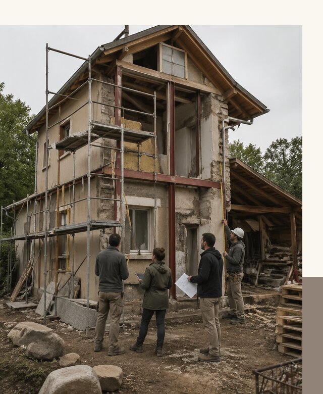 Реконструкция загородного дома под ключ в Павлове от бюро